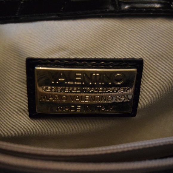 Olimpia Croc-Embossed Leather Top Handle Bag - NWT - Picture 4 of 7